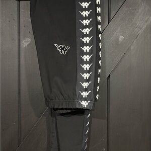 Black and White Track Pants Kappa